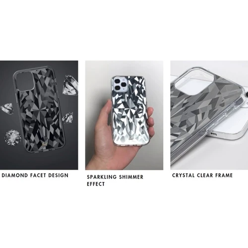 Чехол для iPhone LAUT DIAMOND Black (L_IP20M_DI_BK) for iPhone 12/iPhone 12 Pro: Тип аксессуара чехол