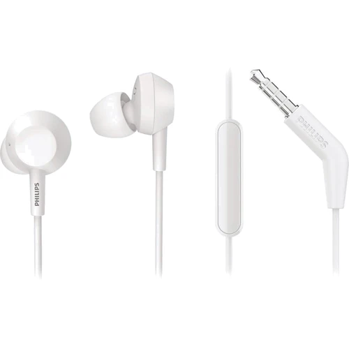 Наушники Philips TAE4105 White: Тип конструкции вакуумные