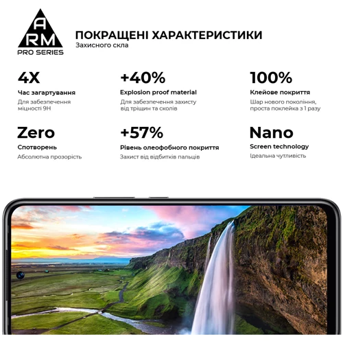 Аксессуар для смартфона ArmorStandart Tempered Glass Pro Black for Infinix Hot 12 Play NFC (X6816D)/Hot 20 4G (ARM63370) фото 5
