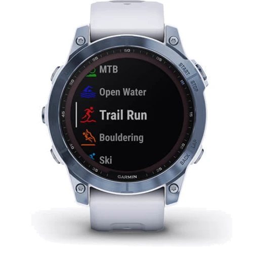 Смарт-часы Garmin Fenix 7 Sapphire Solar Mineral Blue DLC Titanium with Whitestone Band (010-02540-25): Объем внутренней памяти 32 гб