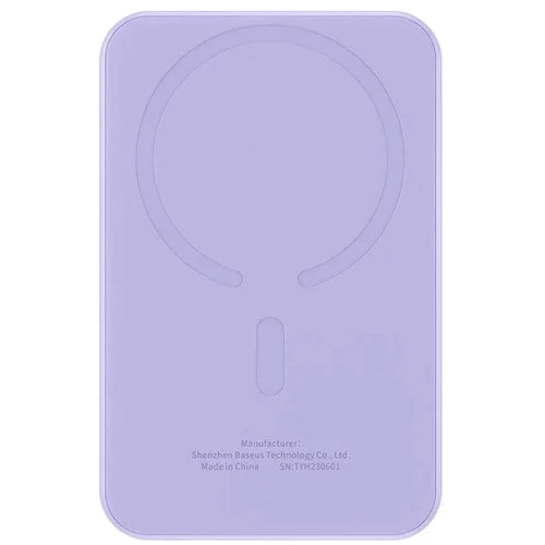 Внешний аккумулятор Baseus Power Bank 5000mAh Magnetic Wireless 20W Purple (P10022107513-00)
