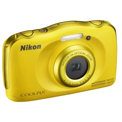 Nikon Coolpix S33 Yellow (UA): Количество эффективных мегапикселей 13.0