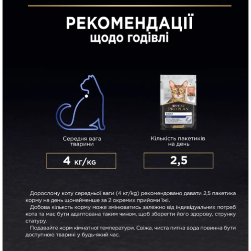 Влажный корм для кошек Purina Pro Plan Adult Indoor соус с лососем 26х85 г (8445290172990) фото 11