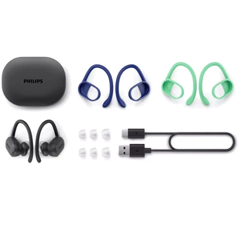 Наушники Philips TAA7306 Black: Тип конструкции вакуумные