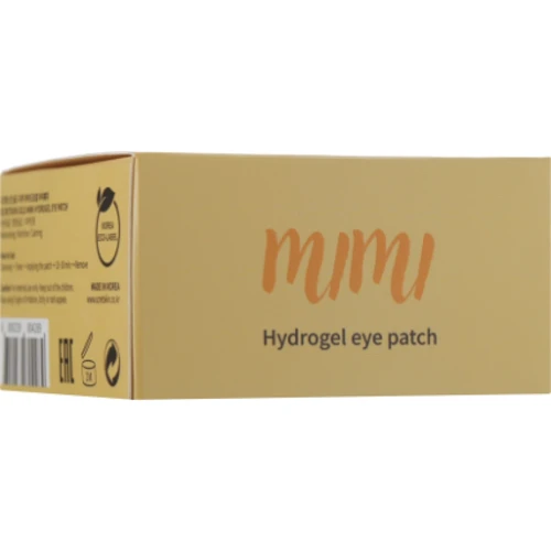 Secret Skin Gold Mimi Hydrogel Eye Patch Гідрогелеві патчі для очей з золотом 60 шт.: Класифікація Натуральна