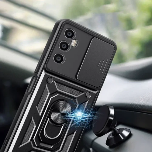 Чохол для телефона BeCover Military Black для Realme C65 (712180): Матеріал TPU (термополиуретан) и пластик
