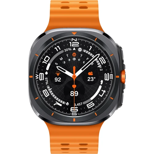 Смарт-часы Samsung Galaxy Watch Ultra 47mm LTE Titanium Grey with Orange Marine Band (SM-L705FDAA): Дисплей 1.5" Super AMOLED (480х480)