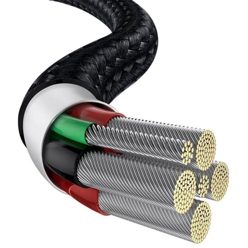 Кабель Baseus USB Cable to USB-C Water Drop-Shaped Lamp PD 66W 2m Black (CATSD-N01) фото 8