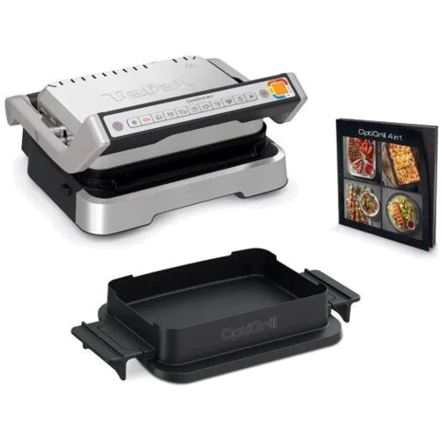 Электрогриль Tefal GC774D30 OptiGrill 4in1: Размеры поверхности, см 20х30
