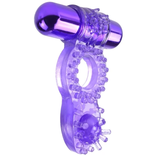 Pipdream Ball Banger Super ерекційне кільце з вібрацією, фіолетовий