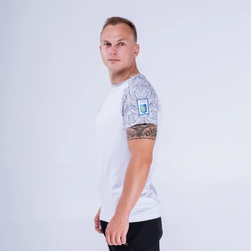 Спортивна футболка Peak FS-UM1904NOK-WHI 46 біла з принтом: Вид Спортивные футболки
