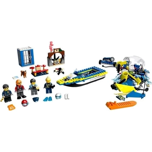 Конструктор LEGO City Missions Детективные миссии водной полиции (60355): Серия City