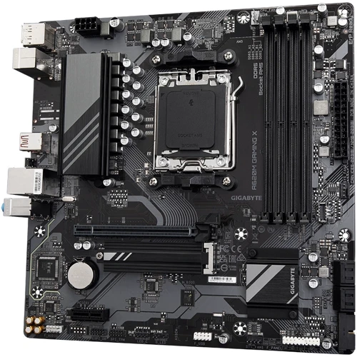 GIGABYTE A620M GAMING X: Разъемы на плате USB 3.2 Gen 1, USB 2.0
