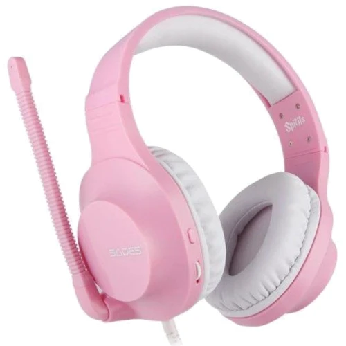 Навушники Sades SA-721 Spirits Pink (sa721pkj): Тип конструкції полноразмерные