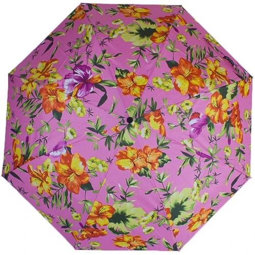 Зонт женский полуавтомат Happy Rain розовый (U42280-3)