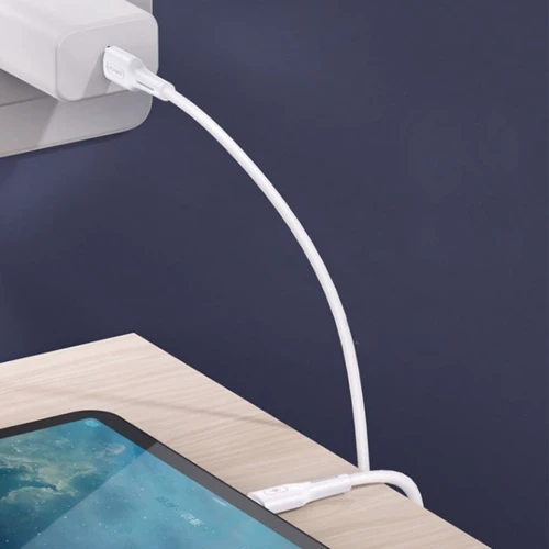 Кабель Usams Cable USB-C to USB-C PD 100W 1.2m White (US-SJ459) фото 3