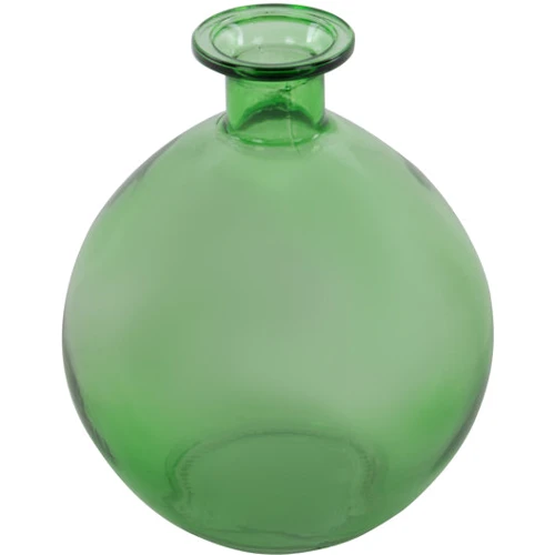 Ваза Lefard Bottle зеленая h15 см d13 см (821-005)