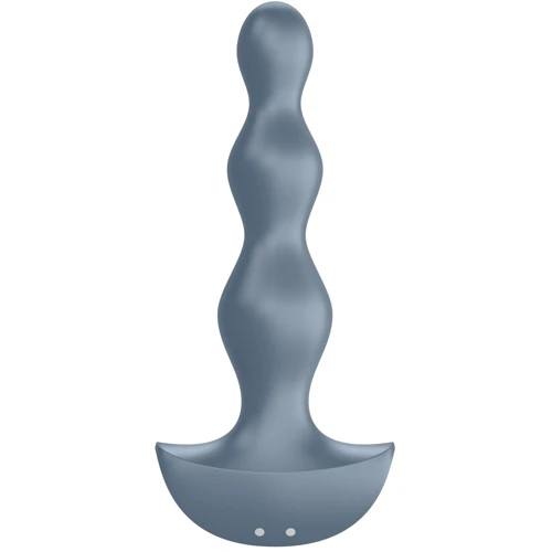 Анальный стимулятор-бусины с двумя моторами Satisfyer Lolli-Plug 2 (ice blue)