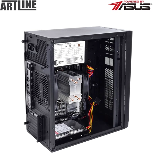 Персональный компьютер (ПК) ARTLINE WorkStation W52 Windows 11 Pro (W52v18Win): Оптический привод отсутствует