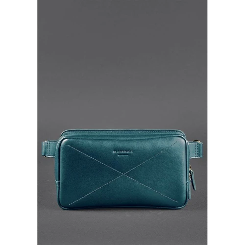 Жіноча поясна сумка Dropbag Maxi BlankNote зелена (BN-BAG-20-malachite): Стать жіночий
