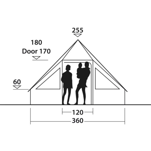 Палатка Easy Camp Moonlight Cabin Grey (120444)