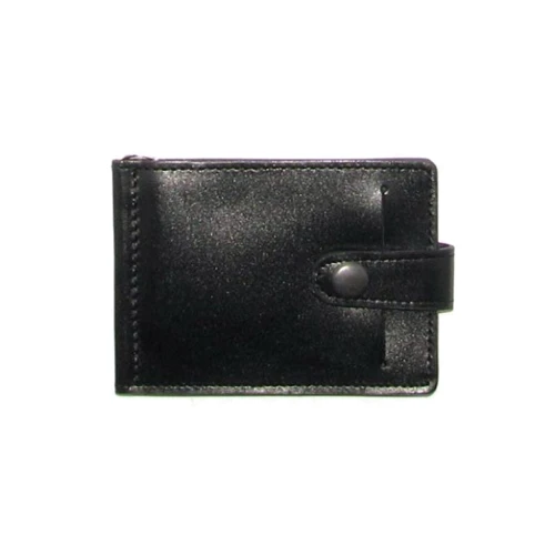 Мужской зажим для денег DNK Leather черный (DNK Euro Clamp col.J)
