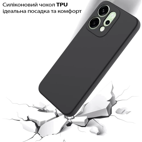 Чехол для телефонов BeCover TPU Case Black for Oppo Reno14 / 14FS 5G (713791)