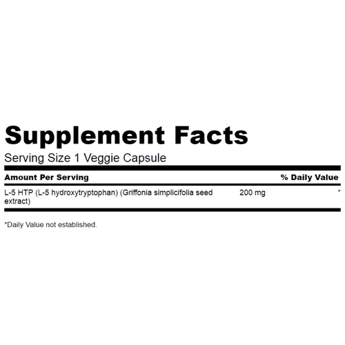Swanson 5-HTP, Maximum Strength, 200 mg, 60 Veggie Capsules (SWA-02963): Пол Унисекс
