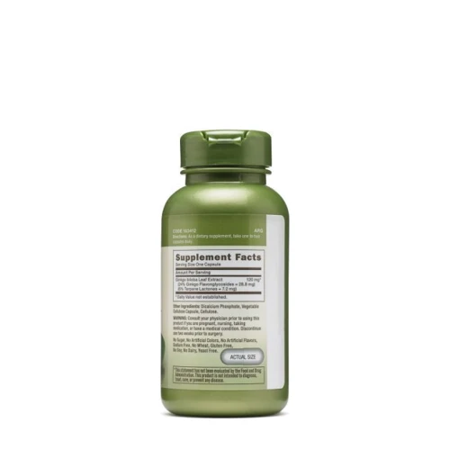 GNC Herbal Plus Ginkgo Biloba 120 mg Гинкго Билоба 100 капсул: Форма выпуска Капсулы