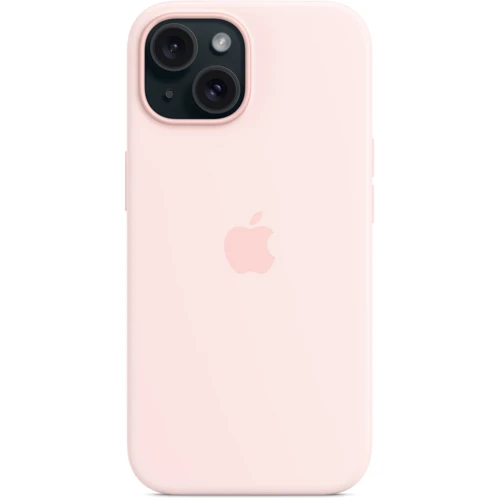 Чехол для iPhone Apple iPhone 15 Silicone Case with MagSafe - Light Pink (MXPH3ZM/A): Тип аксессуара чехол