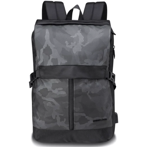 Мужской рюкзак Semi Line USB 15 Black черный (L2007): Застежка Молния