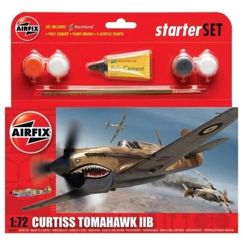 Подарунковий набір Airfix Літак Curtiss P40B Warhawk (AIR55101)