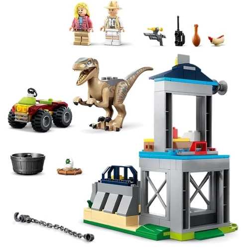 Конструктор LEGO Jurassic Park Втеча велоцираптора (76957): Серія Jurassic World