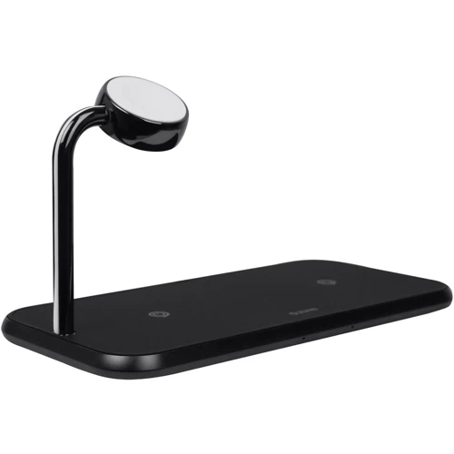 Док-станция Zens Dock Stand Dual Wireless Charging Base 10W Black (ZEDC05B/00) for Apple iPhone and Apple Watch фото 2