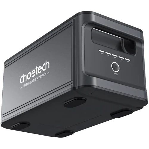 Дополнительная батарея Choetech 1536Wh Black (BS065) UA фото 2