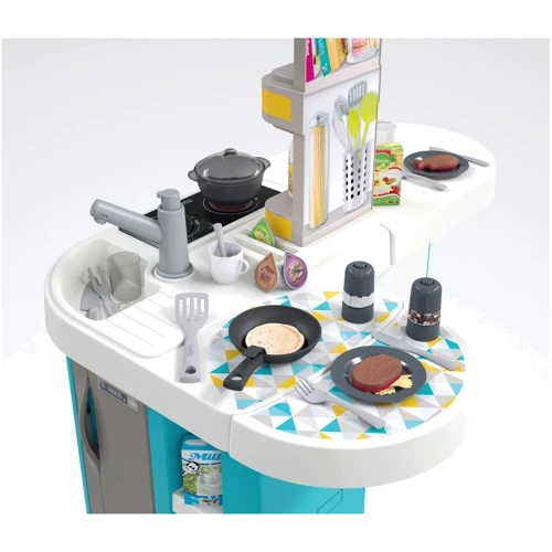 Детская интерактивная кухня Smoby Tefal Studio Френч с аксессуарами и эффектом кипения синяя (311045): Производитель Smoby