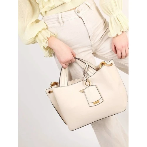 Женская сумка тоут GUESS ZED SMALL GIRLFRIEND CARRYALL молочная (HWVB8683220-STO): Пол Женский