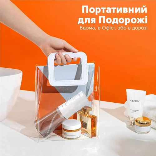 Зубная щетка Bitvae D2 с футляром и 6 насадок White + Ирригатор Bitvae C2 White (BVC2-w-BV-D2-w) фото 9