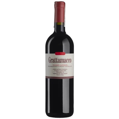 Вино Grattamacco Rosso 2018 червоне сухе 0.75л (BWR5529)