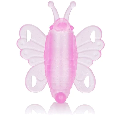 Вибратор клиторальный Micro Wireless Venus Butterfly, 8x2.5 см, розовый