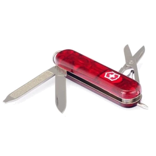 Мультитул Victorinox Signature Lite 58мм/7предметов/красный-прозрачный (0.6226.T): Тип мини-мультитул
