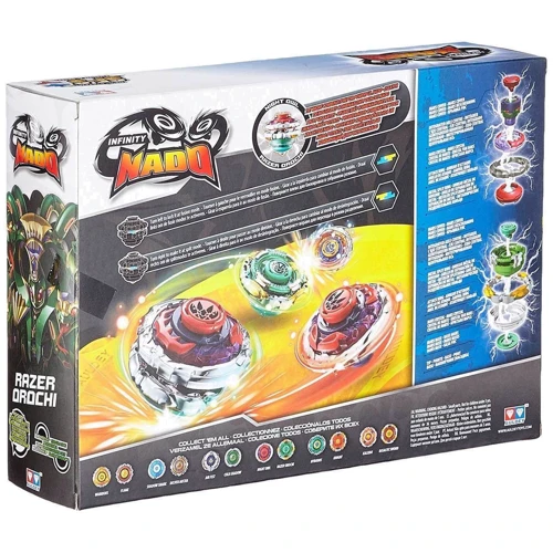 Дзига з пусковим пристроєм Auldey Infinity Nado Серія Спліт Night Owl та Razer Orochi (YW624604): Виробник Auldey