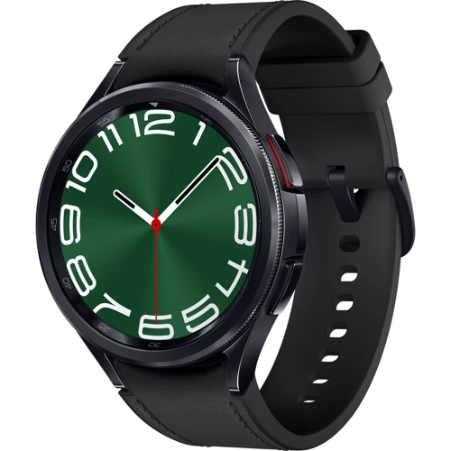 Смарт-часы Samsung Galaxy Watch 6 Classic 47mm Black with Hybrid Eco-Leather Black Band (SM-R960NZKA) (UA)