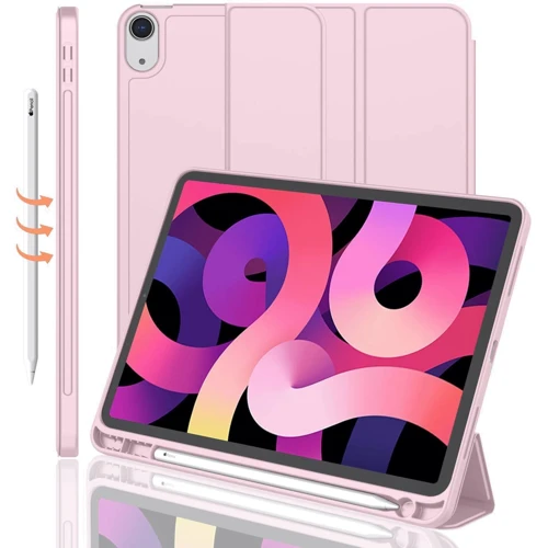 Аксессуар для iPad BeCover Direct Charge Pen with Pencil mount Pink for iPad Air 2020/iPad Air 2022 (708780): Материал искусственная кожа