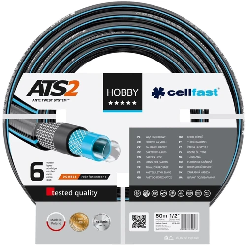 Шланг Cellfast садовый 16-201 (Hobby ATS 1/2'' 50 м)
