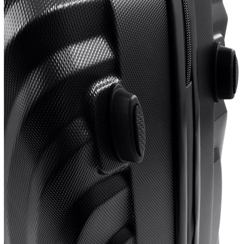 Чемодан Rogal L черный (RGL760L-black): Материал Пластик