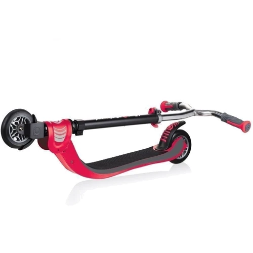 Самокат Globber серии Flow Foldable 125 черно-красный, до 100кг, 6+: Тип колес литые