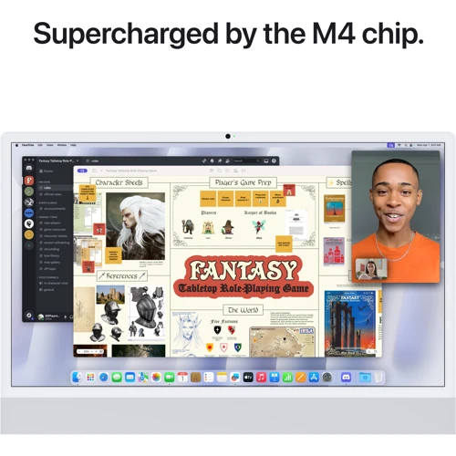 Компьютер Apple iMac M4 24" 512GB 10GPU Silver (MCR24UA/A) 2024 фото 6