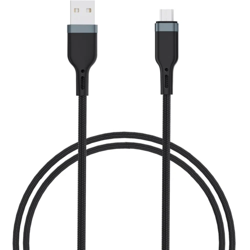 Кабель WIWU USB Cable to microUSB Platinum Charger 2m Black (PT03)