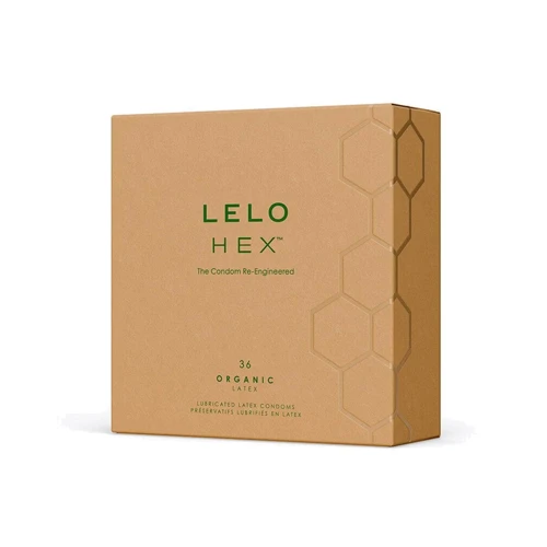 Презервативы LELO HEX Condoms Organic 36 Pack, тонкие и суперпрочные: Тип Для максимальной защиты